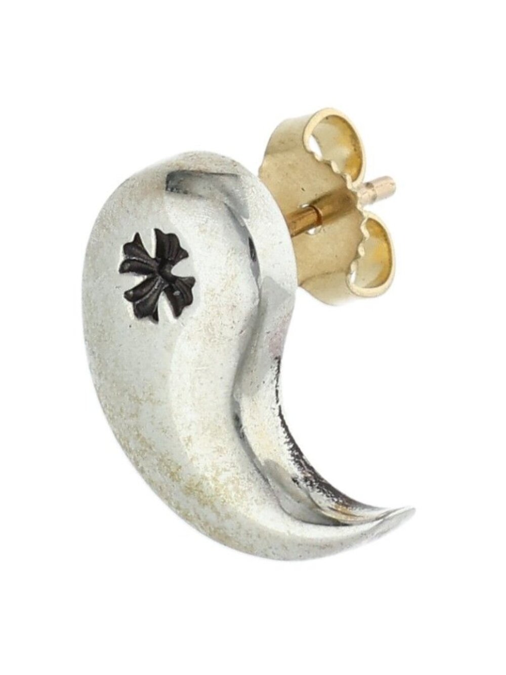 Chrome Hearts Yin Yang Silver Earrings
